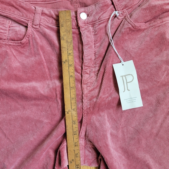 Anthropologie Pilcro The Yaya Women's Plus Size 22W Midrise Corduroy Crop Pants - Picture 14 of 16